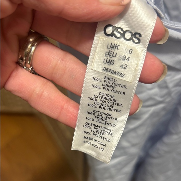 ASOS Light Blue Sleeveless Jumpsuit 2 - Picture 7 of 8